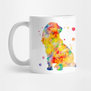 Long Haired Dachshund Watercolor Painting 1 Mug